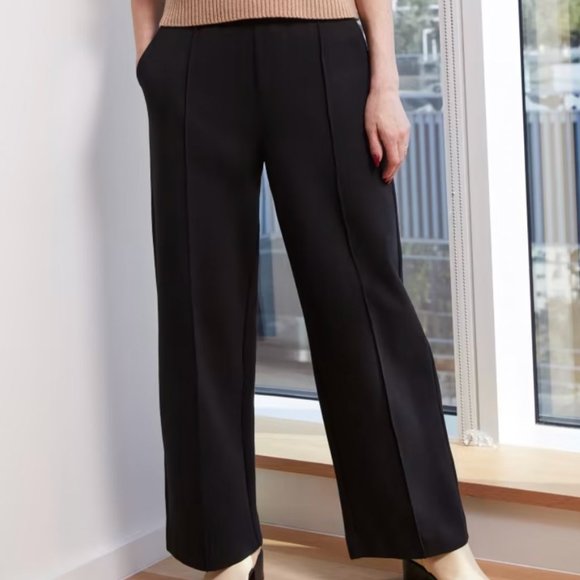Everlane Black Wide Leg Pants - Picture 1 of 7